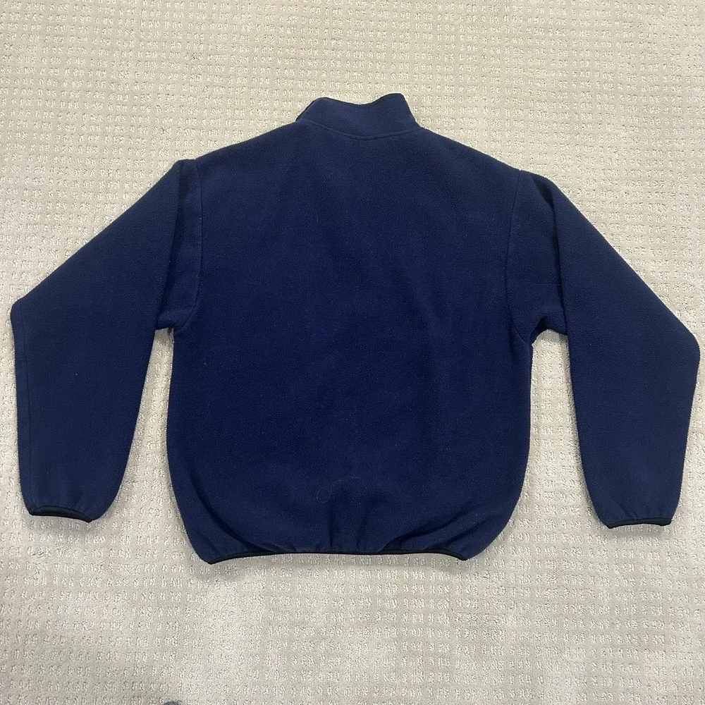 Vintage Notre Dame Columbia Jacket Embroidered Navy Blue Mens M Made In USA